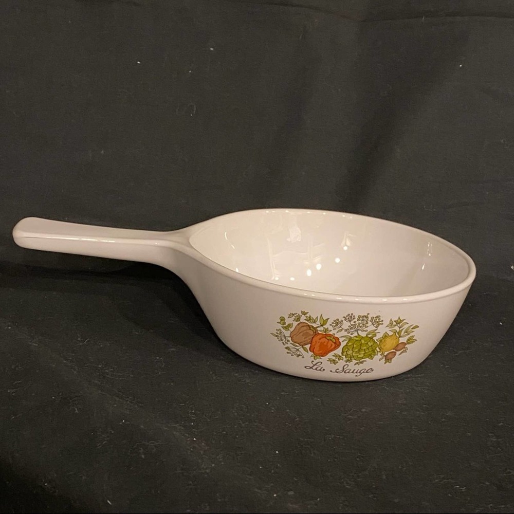 Corning Ware 1 Pint P-81-B White Skillet Range•Oven•Microwave US Made‎